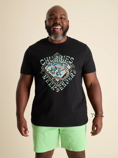 Chubbies The Gecko Deco (Non Pocket Graphic T-Shirt) - Blue