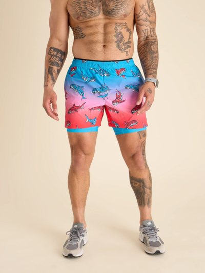 Chubbies The Shred, White, And Blues  5.5" (Ultimate Training Short)