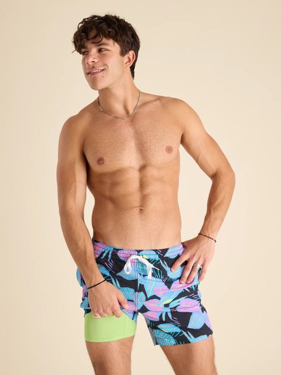 Chubbies The Fluorescent Funk 5.5" (Classic Lined Swim Trunk)