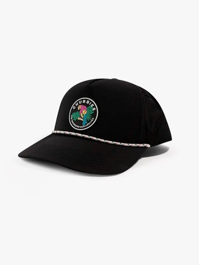 Chubbies Black Patch Nylon Rope Hat