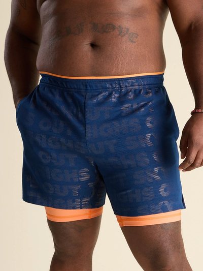 Chubbies The Navy Read All About Its 5.5" (Mesh Training Short)