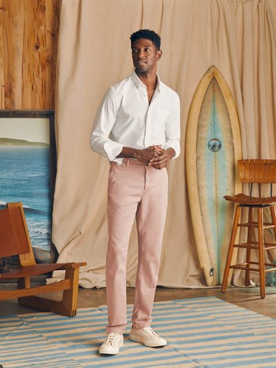 Faherty COASTLINE CHINO (34") - Spring Quartz