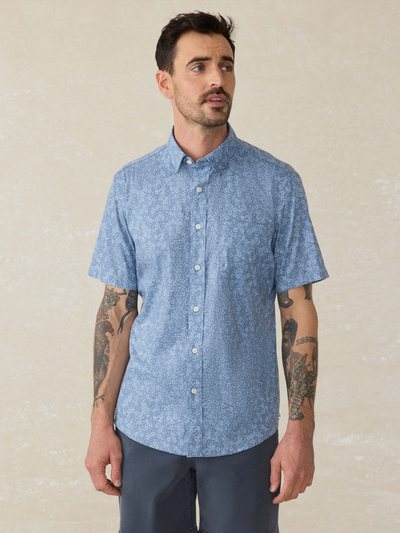 Faherty Short-Sleeve Movement™ Shirt - Horizon Bloom