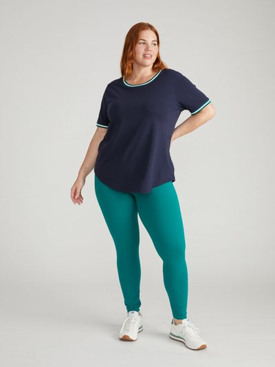 Universal Standard Tee Rex - Navy with Aventurine/White Trim