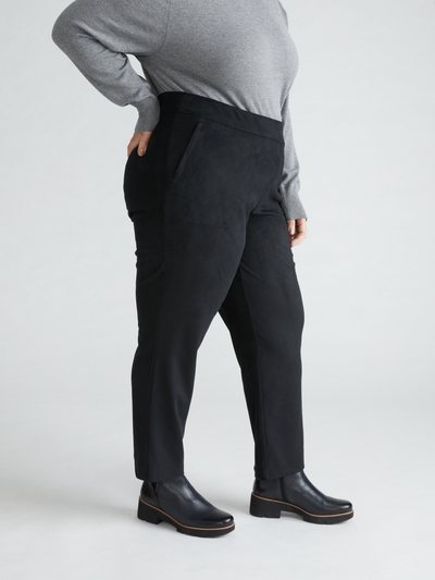 Universal Standard Jennifer Faux Suede Pants - Black