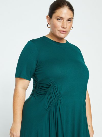 Universal Standard Devi Liquid Jersey Dress - Forest Green