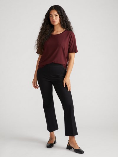 Universal Standard Prestige Ponte Flared Pants - Black