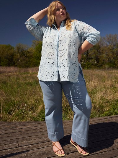 Universal Standard Claudia High Rise Stretch Jeans - Clear Sky