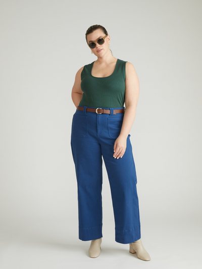 Universal Standard Claudia High Rise Stretch Jeans - French Blue