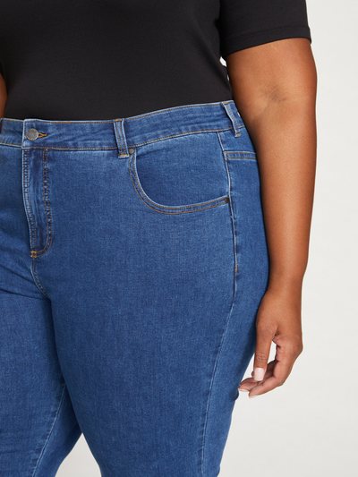 Universal Standard Seine Mid Rise Skinny Jeans 32 Inch - Odeon Blue