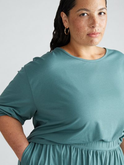 Universal Standard Pina Long Sleeve Lounge Tee - Libertas