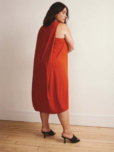 Universal Standard Pearl Divine Jersey Dress - Warm Russet
