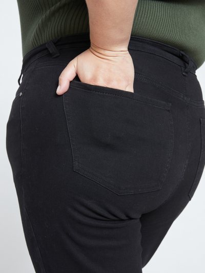 Universal Standard Joni High Rise Curve Slim Leg Jeans 32 Inch - Black