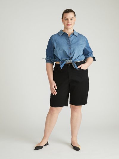 Universal Standard Bae Denim Shorts - Jet Black