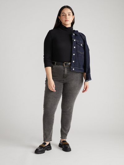 Universal Standard Seine High Rise Skinny Jeans 30 Inch - Distressed Black