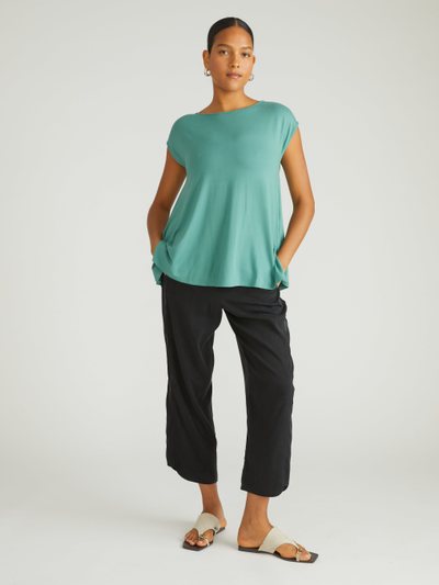 Universal Standard Heatwave Divine Jersey Flared Top - Mint