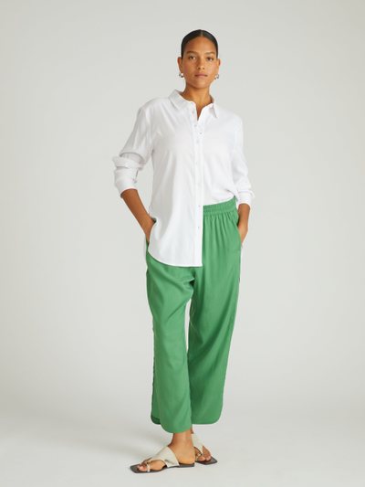 Universal Standard Cooling Stretch Cupro Pants - Clover