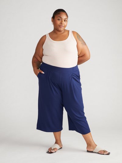 Universal Standard Lotti Jersey Culottes - Cenote