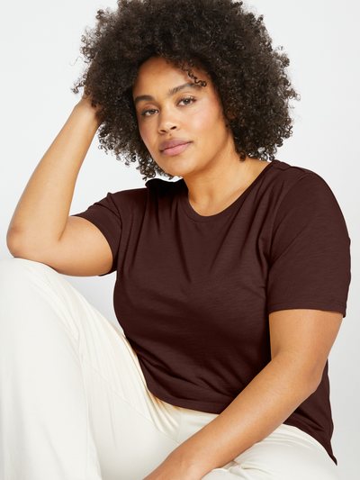 Universal Standard Light-As-Air Tee Rex - Brulee