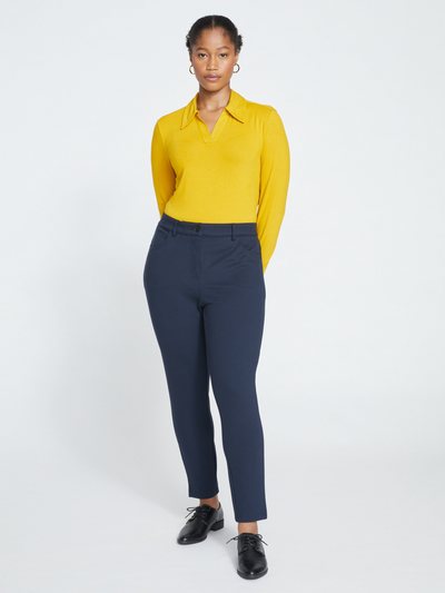 Universal Standard Seine Skinny Ponte Jeans - Navy