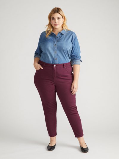 Universal Standard Seine High Rise Skinny Jeans 27 Inch - Acai