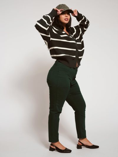 Universal Standard Seine High Rise Skinny Jeans 27 Inch - Verdant Green
