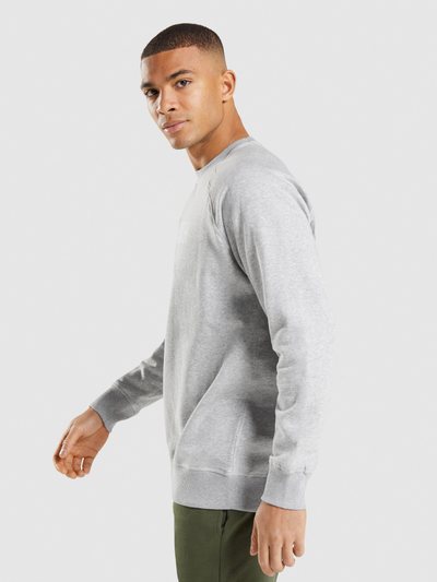 Gymshark Gymshark Apollo Crew - Light Grey Marl