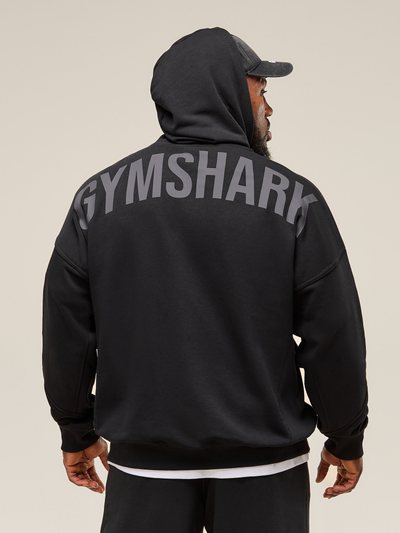 Gymshark Gymshark Power Zip Up Hoodie - Black