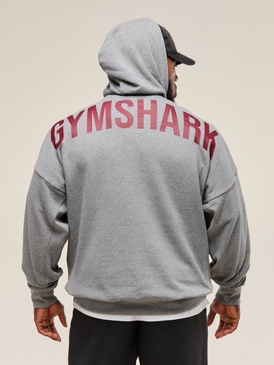 Gymshark Gymshark Power Hoodie - Charcoal Core Marl