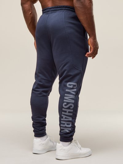 Gymshark Gymshark Power Wordmark Joggers - Heavy Blue