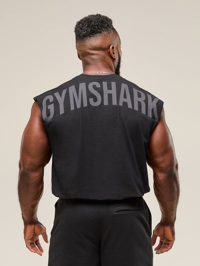 Gymshark Gymshark Power Cut Off Tank - Black