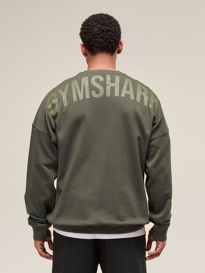 Gymshark Gymshark Power Crew - Strength Green