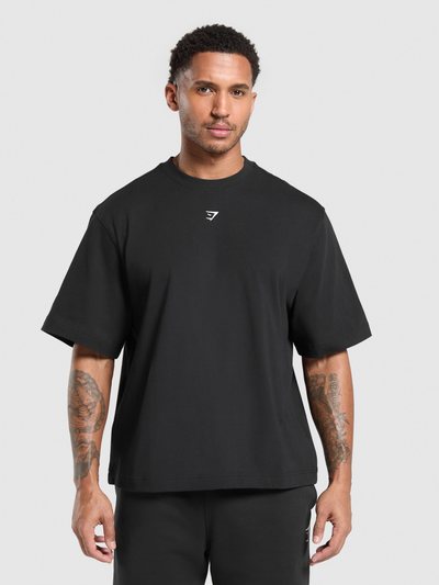 Gymshark Gymshark Rest Day Essentials Boxy T-Shirt - Black