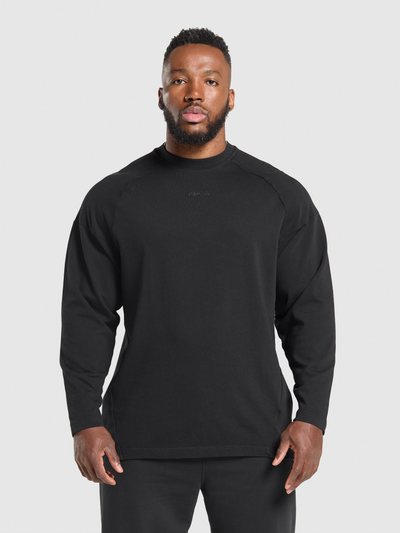 Gymshark Gymshark Heavyweight Long Sleeve T-Shirt - Black