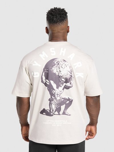 Gymshark Gymshark Atlas T-Shirt - Oat White