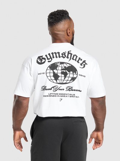 Gymshark Gymshark Break Your Barriers T-Shirt - White