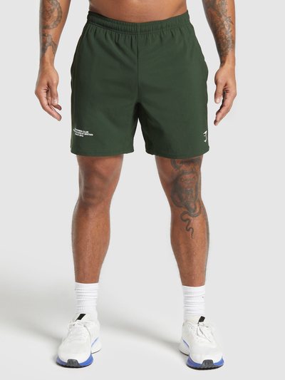 Gymshark Gymshark Conditioning Club Shorts - Trail Green