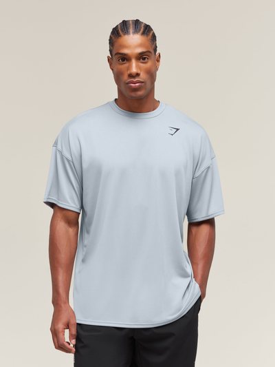 Gymshark Gymshark Arrival Oversized T-Shirt - Metal Purple