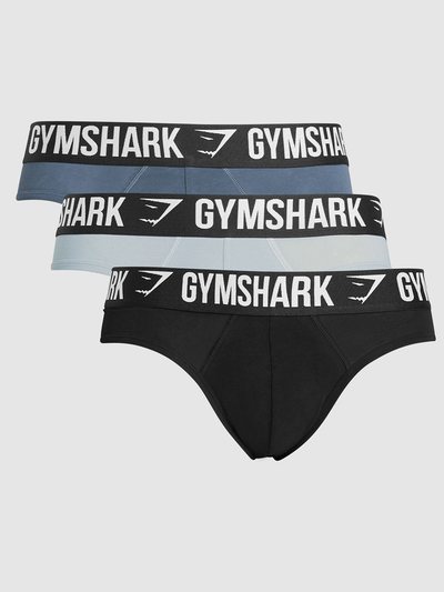 Gymshark Gymshark Brief 3PK - Denim Grey/Titanium Blue/Black