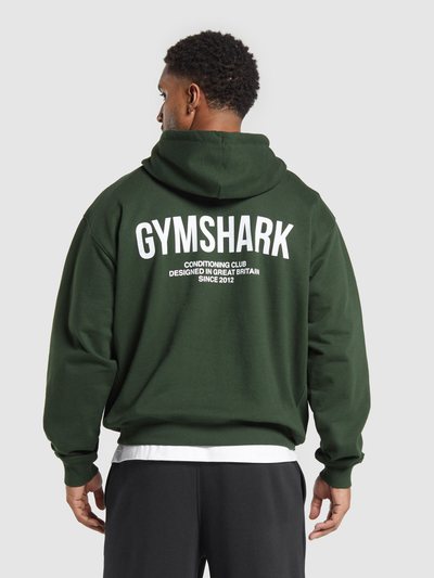 Gymshark Gymshark Conditioning Club Hoodie - Trail Green