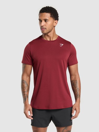 Gymshark Gymshark Arrival T-Shirt - Sets Red