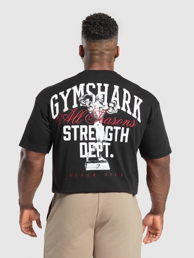 Gymshark Gymshark Trophy Graphic T-Shirt - Black