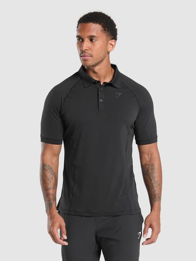 Gymshark Gymshark Performance Polo Shirt - Black