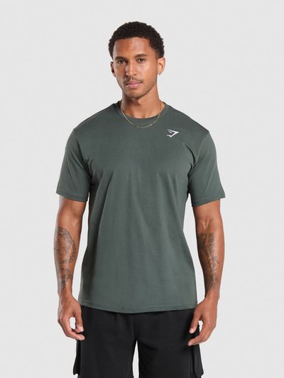 Gymshark Gymshark Crest T-Shirt - Slate Teal