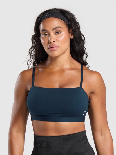 Gymshark Cut Out Bandeau - Navy