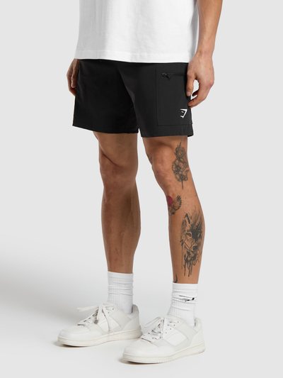 Gymshark Gymshark Rest Day 6" Cargo Shorts - Black