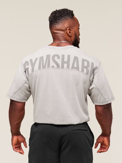 Gymshark Gymshark Power Washed T-Shirt - Smokey Grey