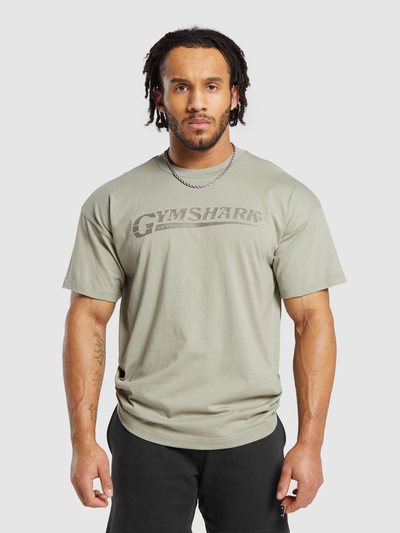 Gymshark Gymshark Pump Cover T-Shirt - Chalk Green