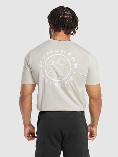 Gymshark Gymshark Legacy T-Shirt - Pebble Grey