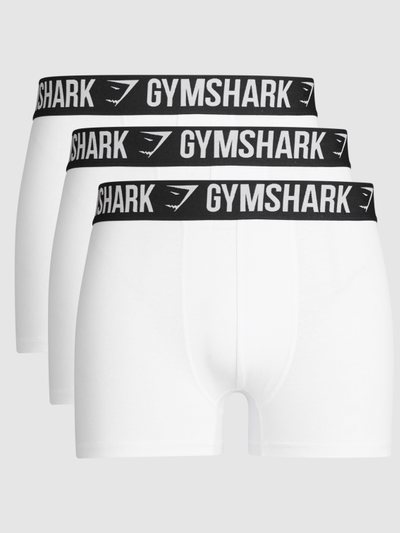 Gymshark Gymshark Boxer Brief 3PK - White